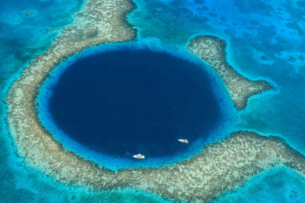 Atolls and Blue Hole